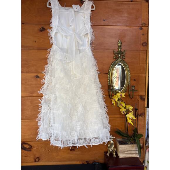 Lulus Uniquely Delightful Patchwork Backless Midi Dress - Picture 5 of 8